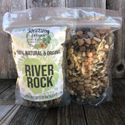 River Rock Soil Amendment 8oz Volume Resealable Bags Organic