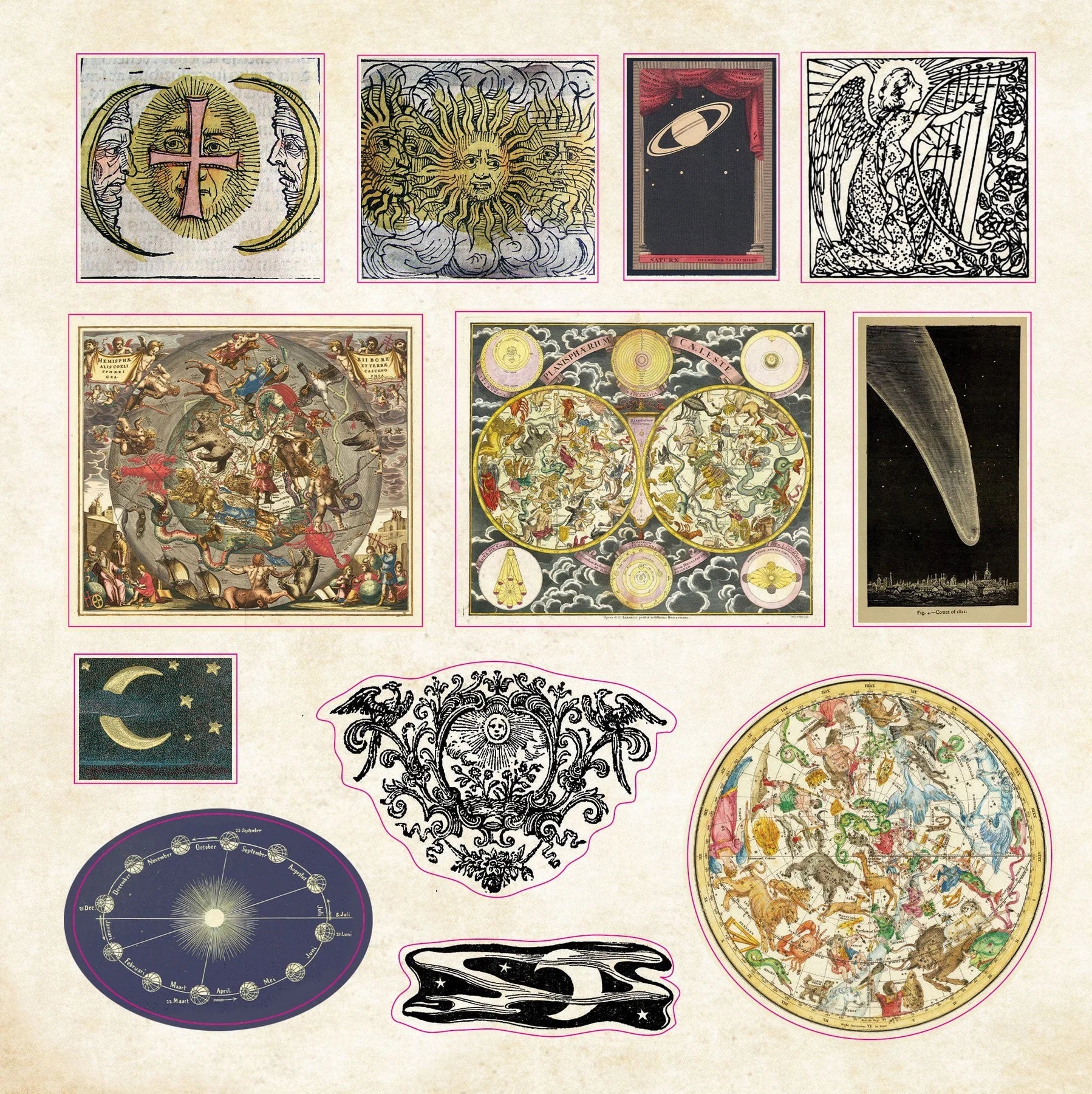 Sticker Book Celestial Wonders by Homeportonline