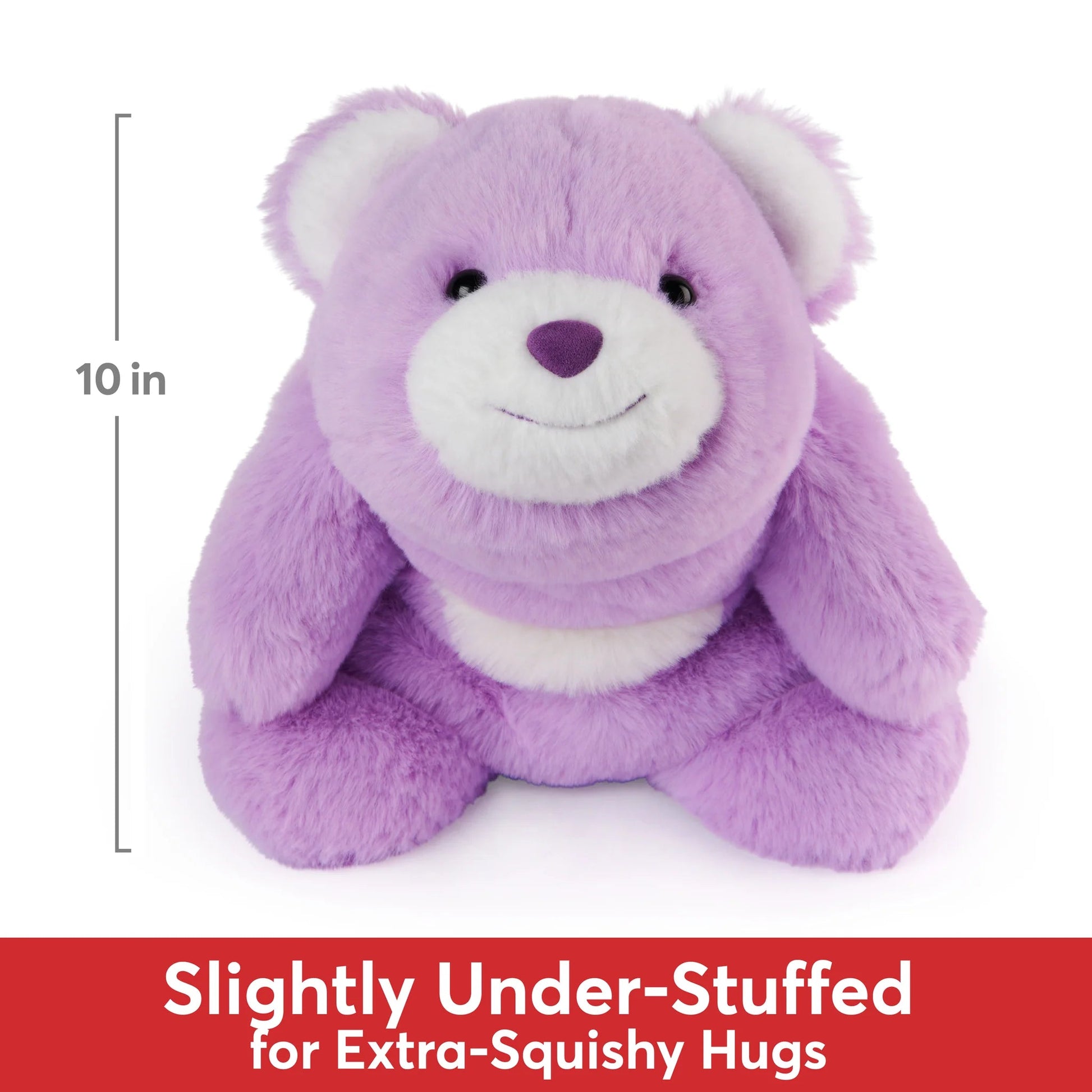 Plush Snuffles Bear Lavender 10" by Homeportonline