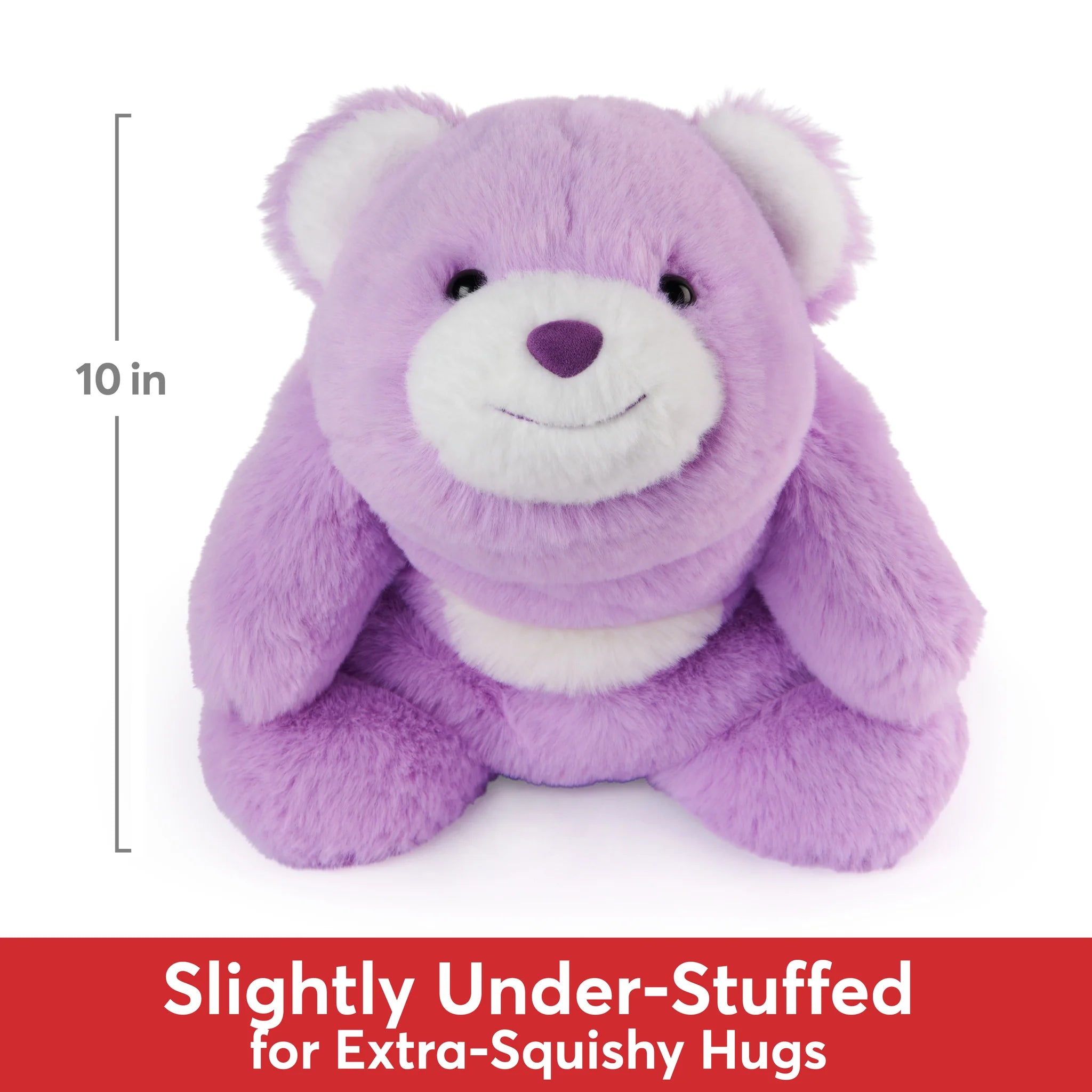 Plush Snuffles Bear Lavender 10" by Homeportonline