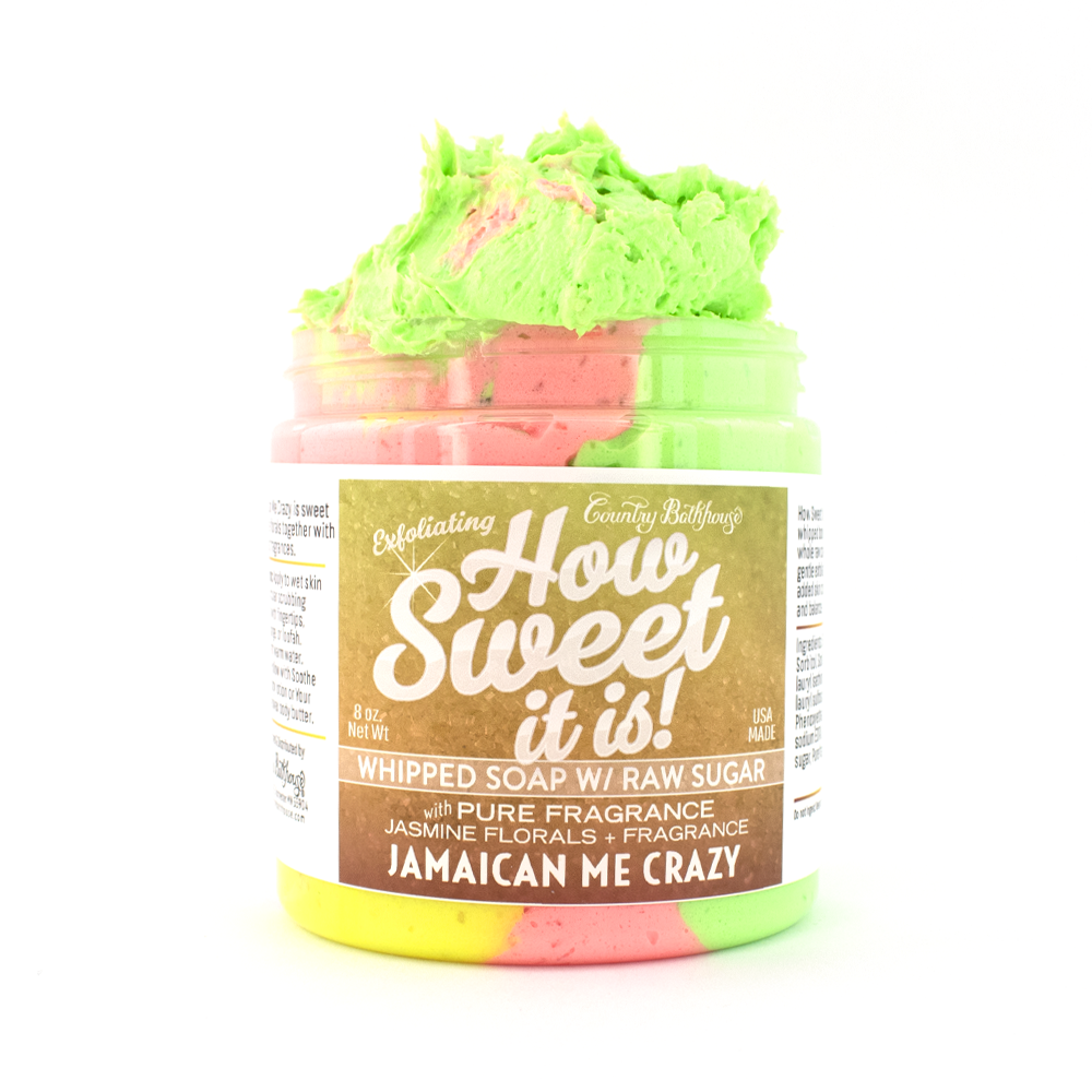 How Sweet It Is Whipped Soap with Raw Sugar - Jamaican Me Crazy
