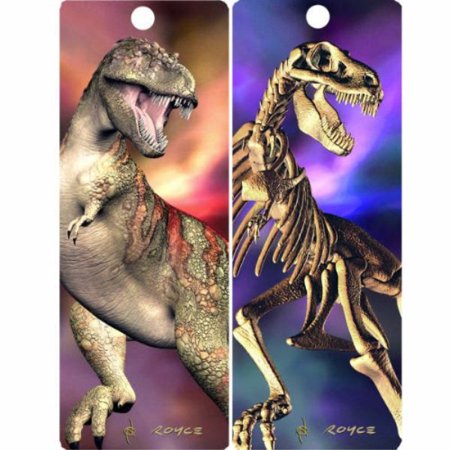 t-rex - 3d bookmark - cheatwell games