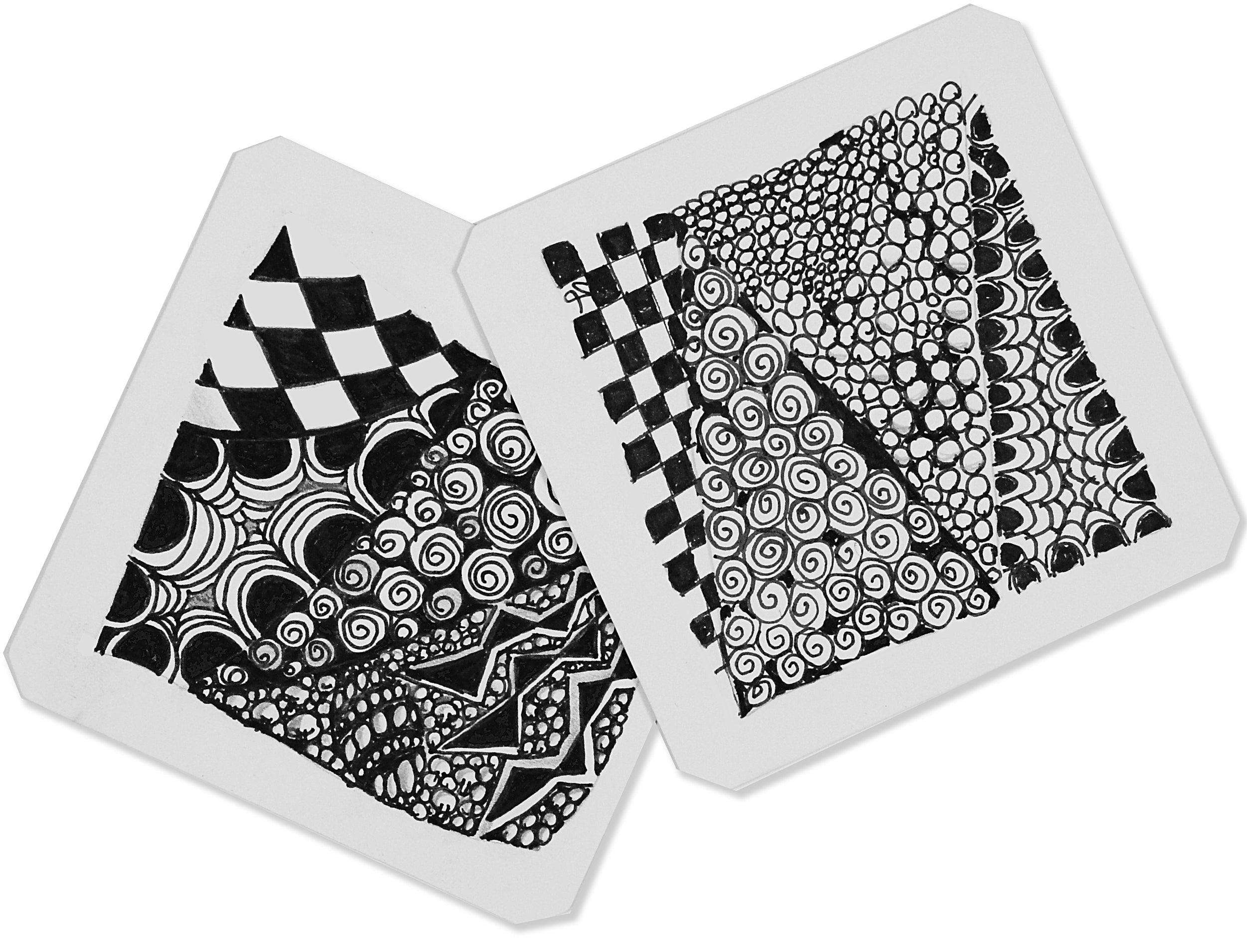 Art Center Artist's Tile Set of 75 White by Homeportonline