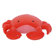 Manhattan Toy Crabby Abby Velveteen Sea Life Toy Crab Stuffed Animal  12