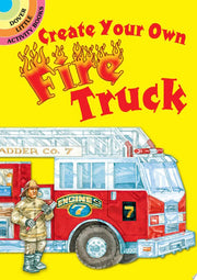 Create Your Own Fire Truck Sticker Activity Book
