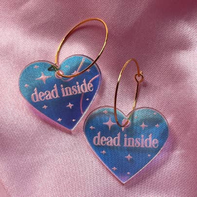 Iridescent Hoop Earrings