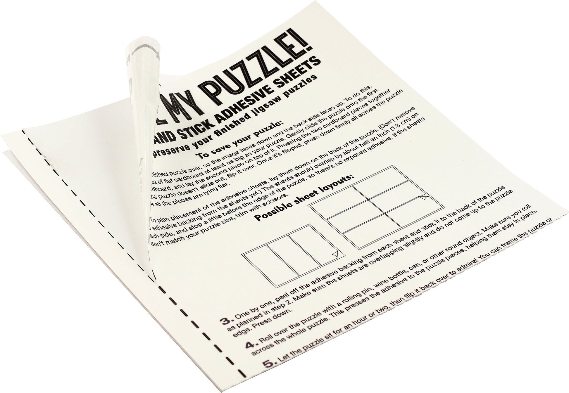 Puzzle Adhesive Save My Puzzle Peel & Stick Adhesive Sheets by Homeportonline