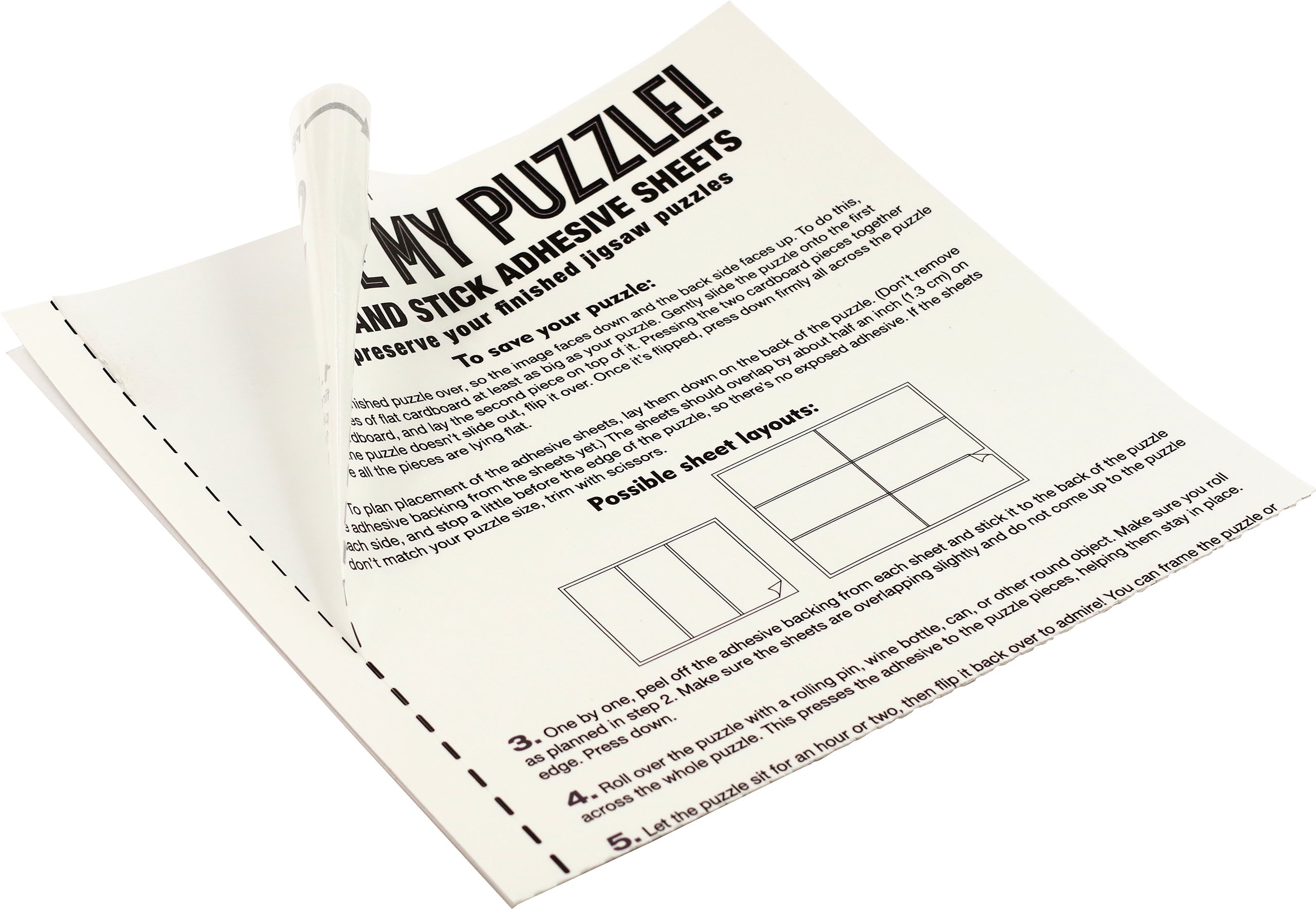 Puzzle Adhesive Save My Puzzle Peel & Stick Adhesive Sheets by Homeportonline