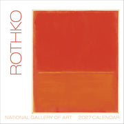 Wall Calendar 2027, Rothko, 12 Months, Large Grid Design Featuring 12 Artworks
