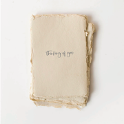"Thinking of You" Handmade Paper Card