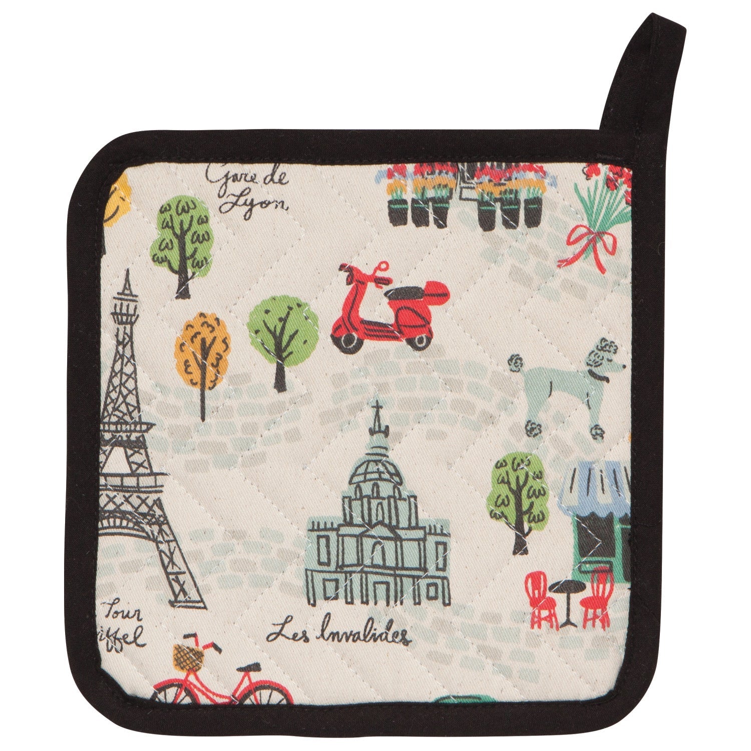 Meet Me in Paris Potholder by Kiss the Cook