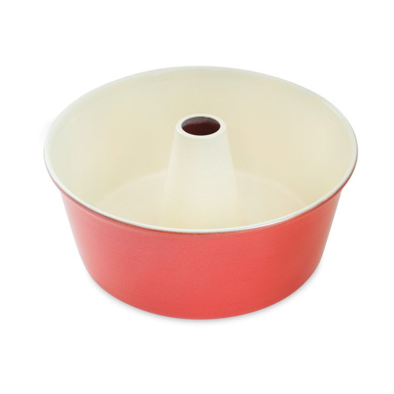 Cake Pan Angel-food Red, Blue, Grey by Homeportonline