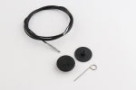 KnitPro (Knitter's Pride) Stainless Steel Swivel Cords by Must Love Yarn