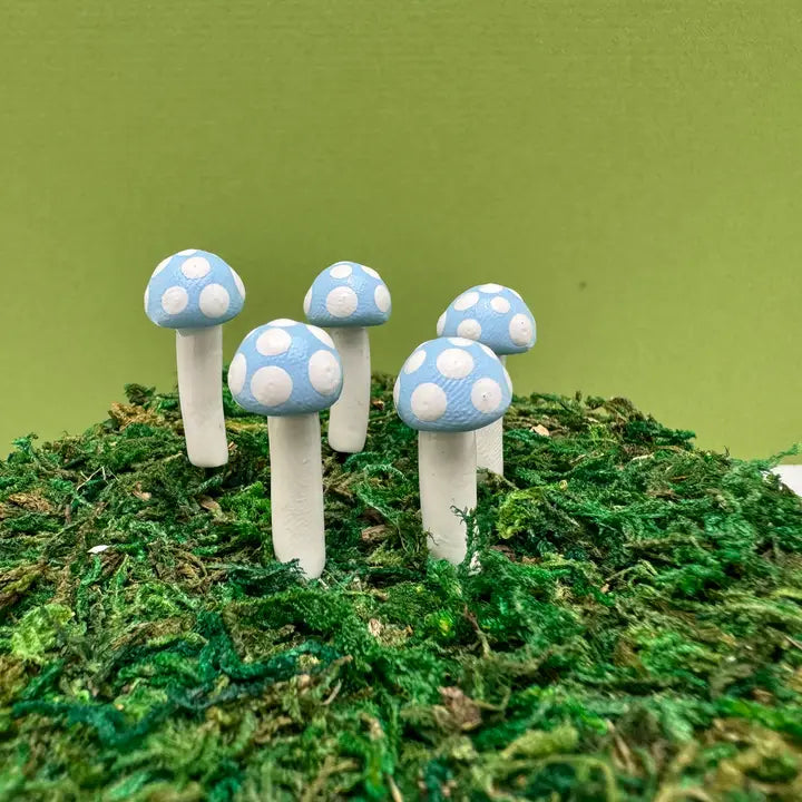 Fairy Garden Mushroom Ball-style Plant Pick