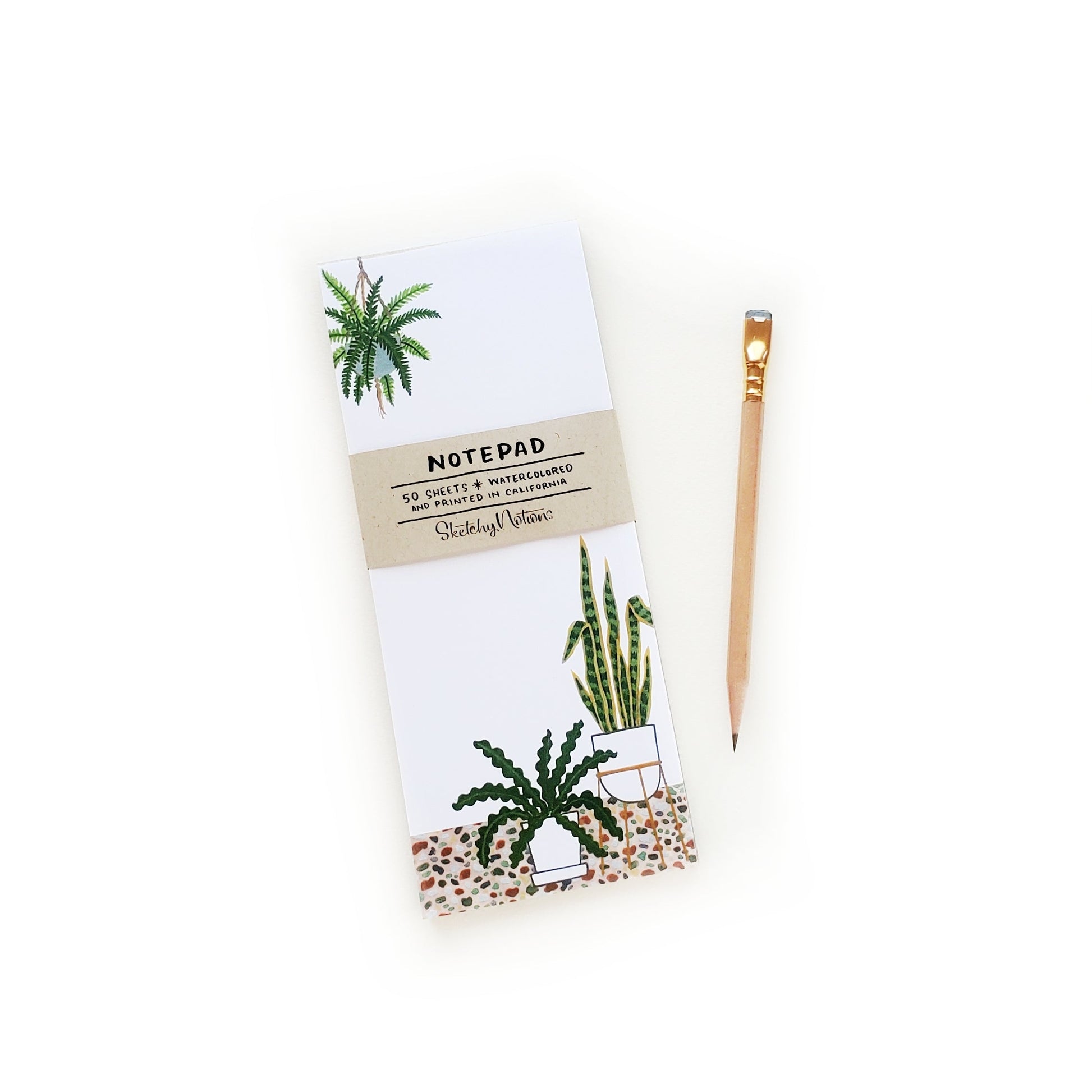 Houseplants Notepad by Wild Lark