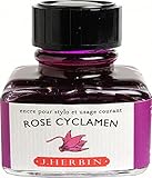 J. Herbin Fountain Pen Ink 30Ml Rose Cyclamen