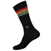 Conscious Step Socks that Save LGBTQ Lives, Men's, Size: Medium, Black