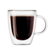 Coffee Mug Glass Double Wall Espresso 3oz Set of 2 (Sold Individually) by Homeportonline