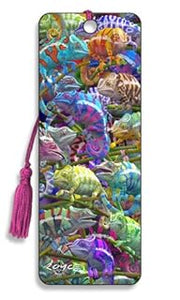Artgame - Chameleons - 3D Bookmark (B008EL1I76)