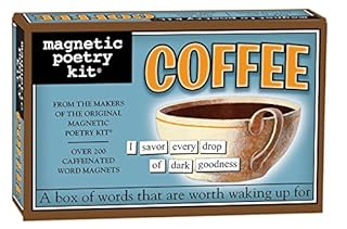 Magnetic Poetry - Coffee Kit - Words for Refrigerator - Write Poems and Letters on The Fridge - Made in The USA (B00N9V1PZQ)