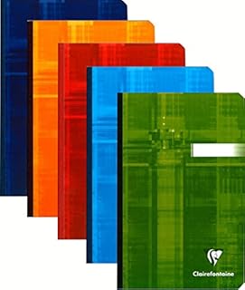Clairefontaine Metric Notebook with Booklet Binding Lined Black (B0013FX968)