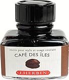 J. Herbin Fountain Pen Ink 30Ml Cafe Des Iles