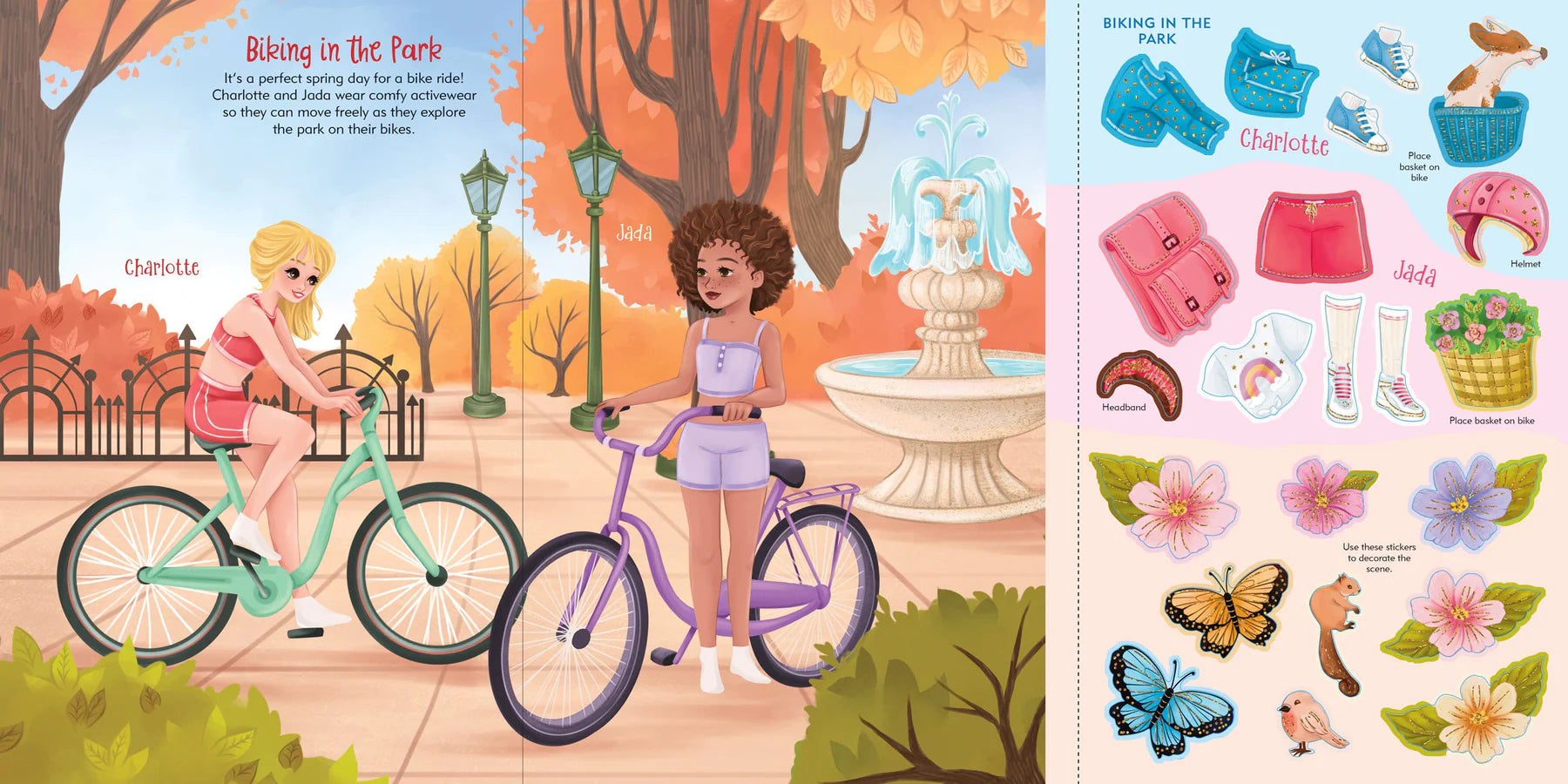 Sticker Doll Dress Up Book Fashion by Homeportonline