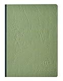 Clairefontaine Basic Large Clothbound Notebook (6 x 8.25) GREEN 192 Pages