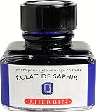 J. Herbin Fountn Pen Ink 30Ml Eclat De Saphir