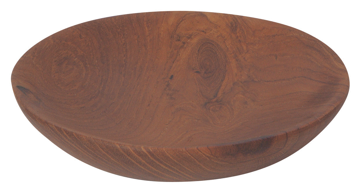 Teak Wood Shaped Plate by Kiss the Cook