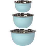 Mixing Bowls - Robins Egg or Yellow Set of 3 by Homeportonline