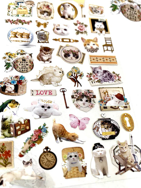 Stickers Lovely Cat Nylon by Homeportonline