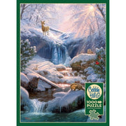Cobble Hill Mystic Falls in Winter Jigsaw Puzzle