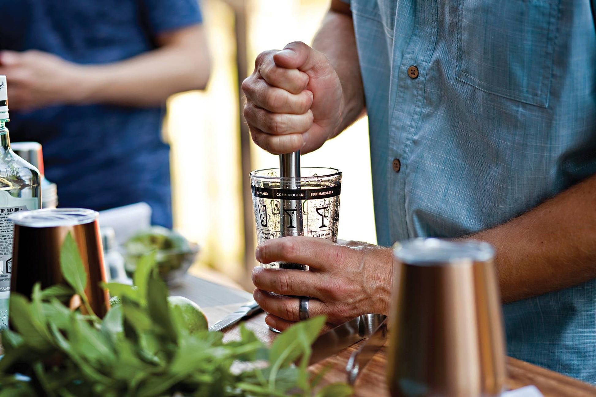Outset Cocktail Muddler, Stainless Steel, 8.25" by Kiss the Cook