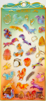 Stickers Crystal Squirrel by Homeportonline