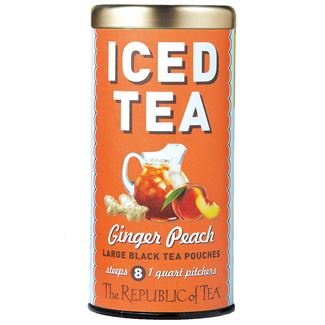 Ginger Peach Iced Tea Pouches by Kiss the Cook