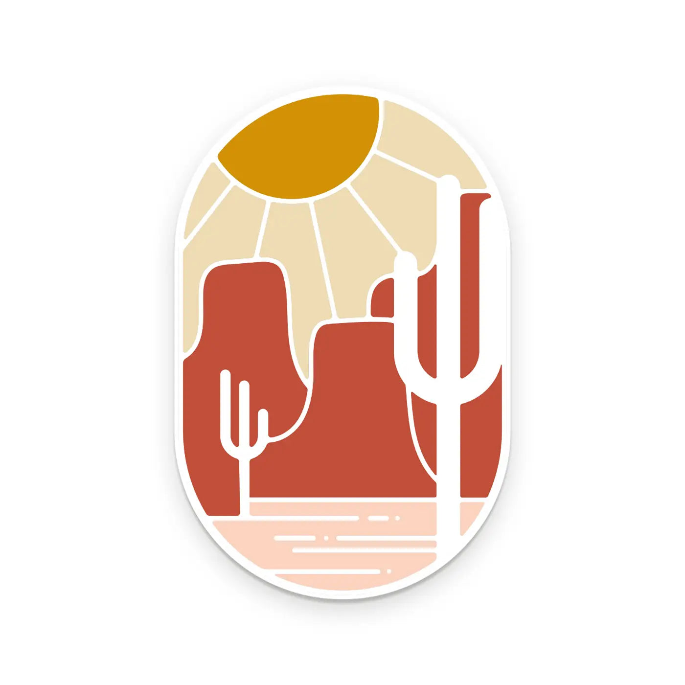 Desert Sunset Sticker by Wild Lark