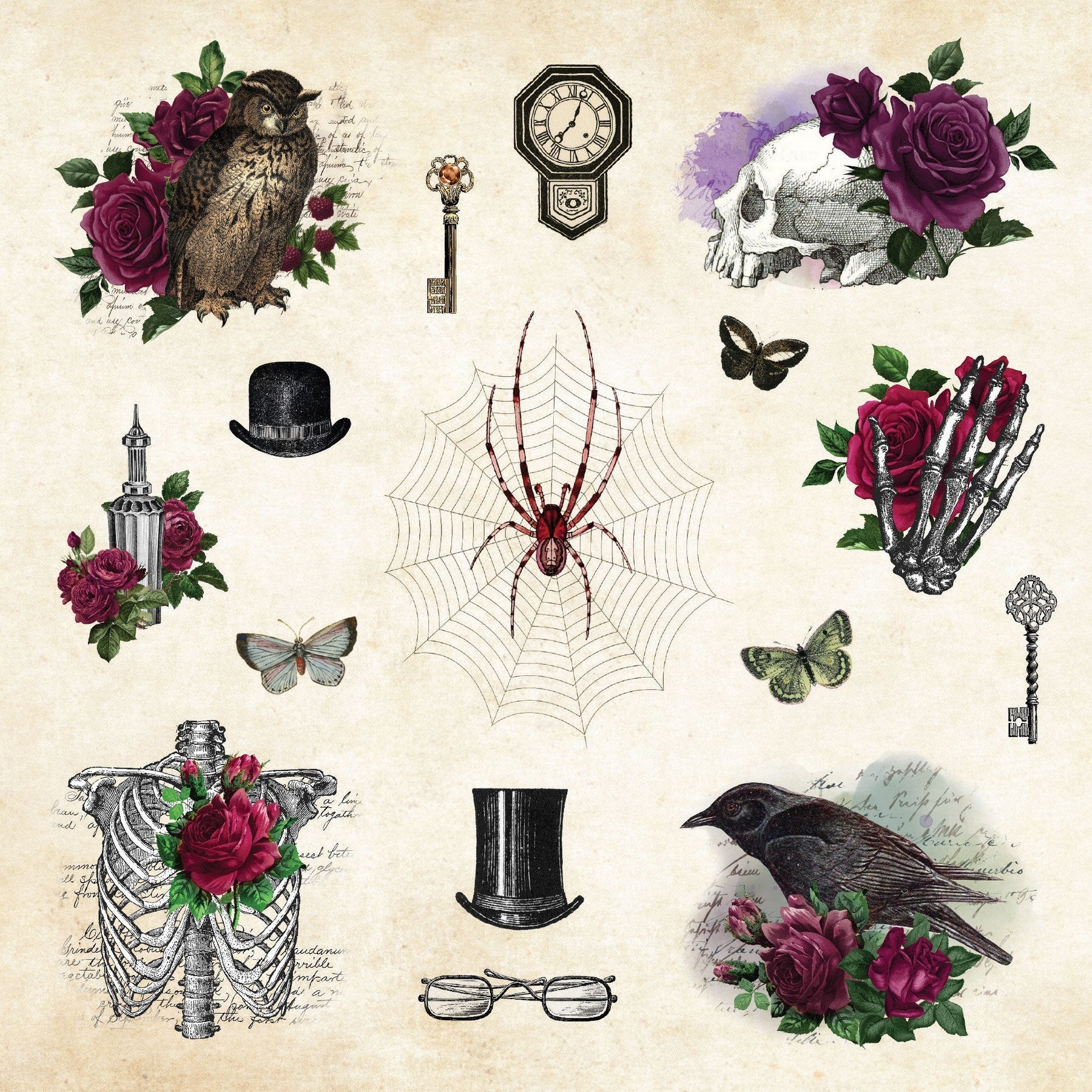 Sticker Book Mystical Ephemera by Homeportonline