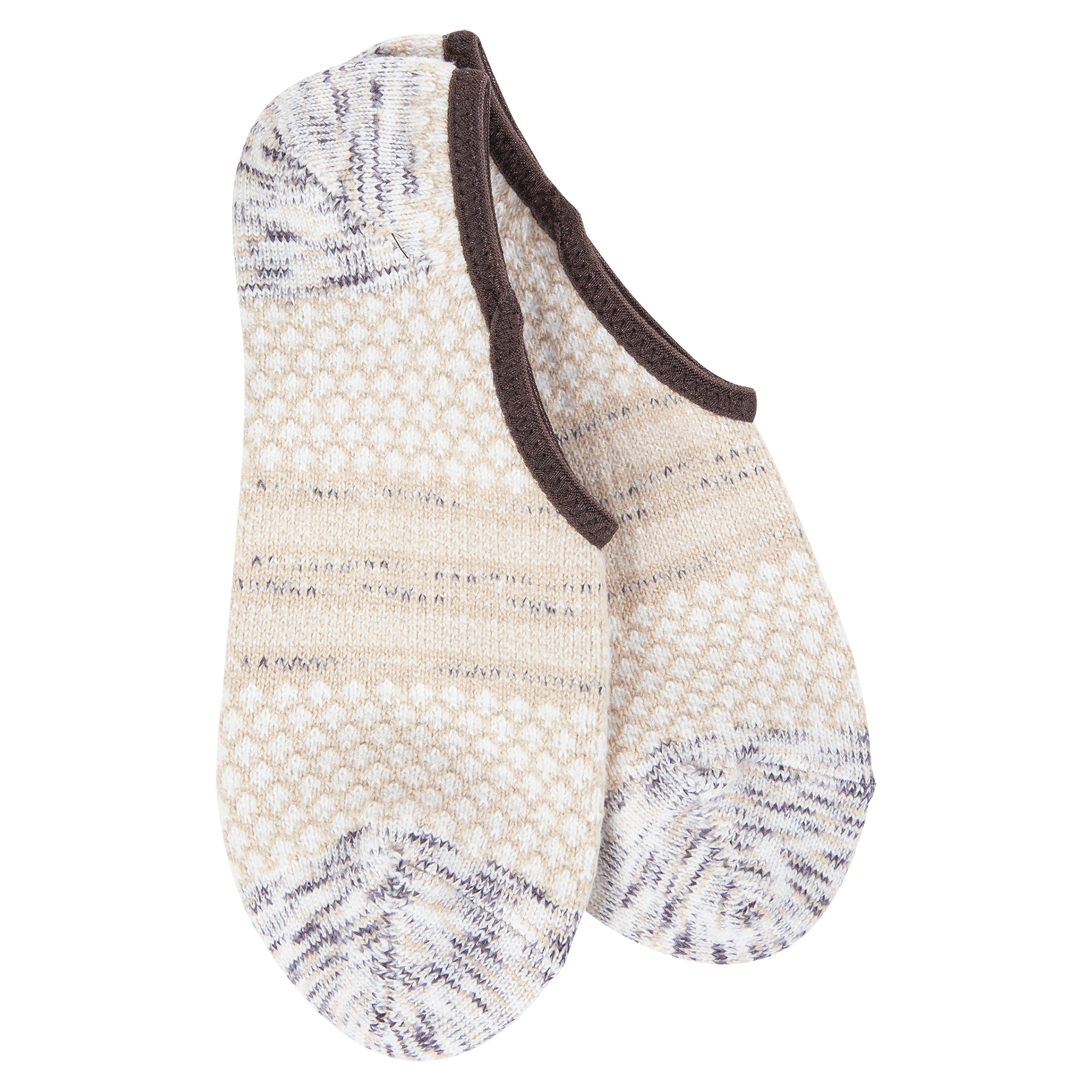 Socks - World's Softest Gallery Footsie Cookie Dough Multi by Homeportonline