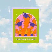 Hats Off To You | Graduation Card