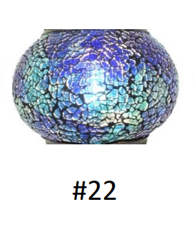 Mosaic Lamp Globe 12" #22 by Homeportonline