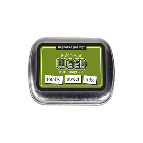 Magnetic Poetry - Little Box of Weed Kit - Words for Refrigerator - Write Poems and Letters on The Fridge - Made in The USA (B003VS247A)