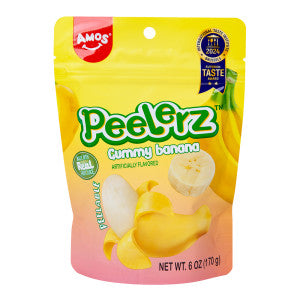 PEELERZ GUMMY BANANA 6 OZ BAG by Homeportonline
