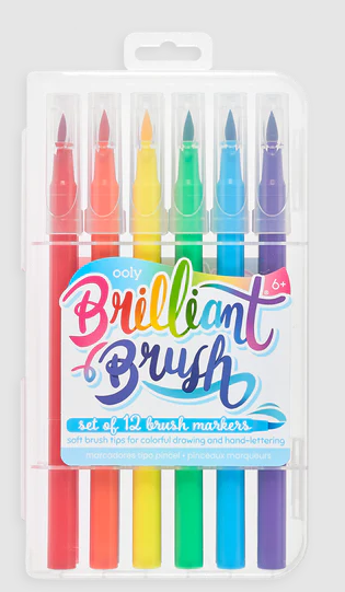 Markers Brilliant Brush Set of 12 by Homeportonline