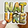 Nature Lettering Sticker by Wild Lark