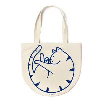 Round Canvas Tote