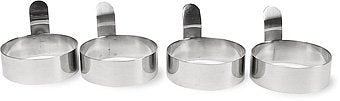 Stainless Steel Egg Rings S/4 by Kiss the Cook
