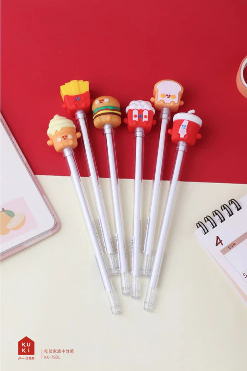 Gel Pen Fast Food (Sold Individually) by Homeportonline