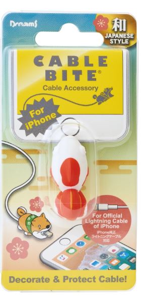 Cable Bite iPhone Japanese Style Goldfish by Homeportonline