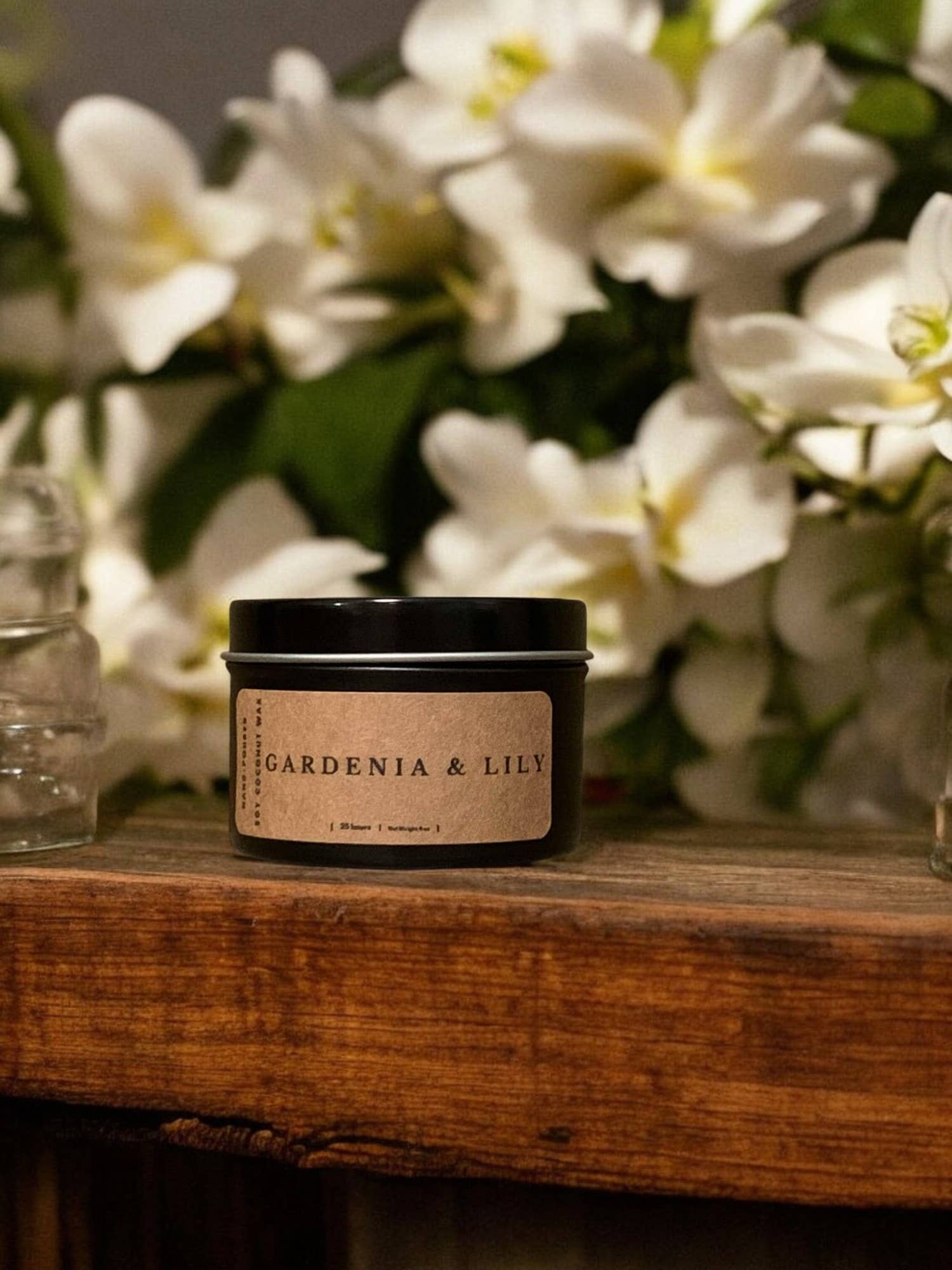 Wisconsin Candle Company - Gardenia & Lily 8 oz Jar by SidePony Boutique